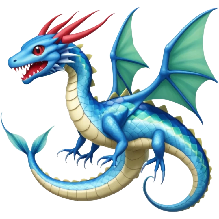 Gyarados-Dratini-Flygon-Dragonair-fusion-hybrid-creature  emoji