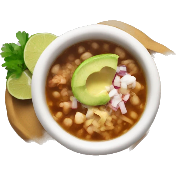 Pozole, white broth emoji