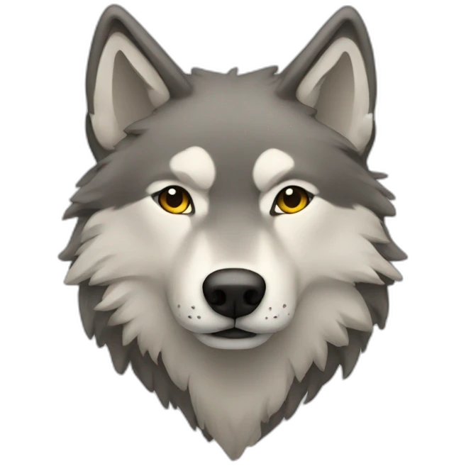 loup endormi emoji