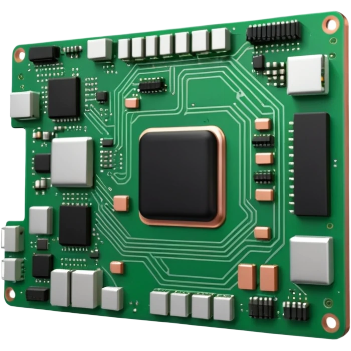motherboard 3D oblique view emoji