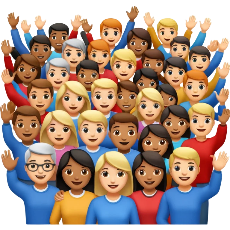 Audience large emoji