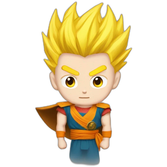 Teen gohan super sayain Viking emoji