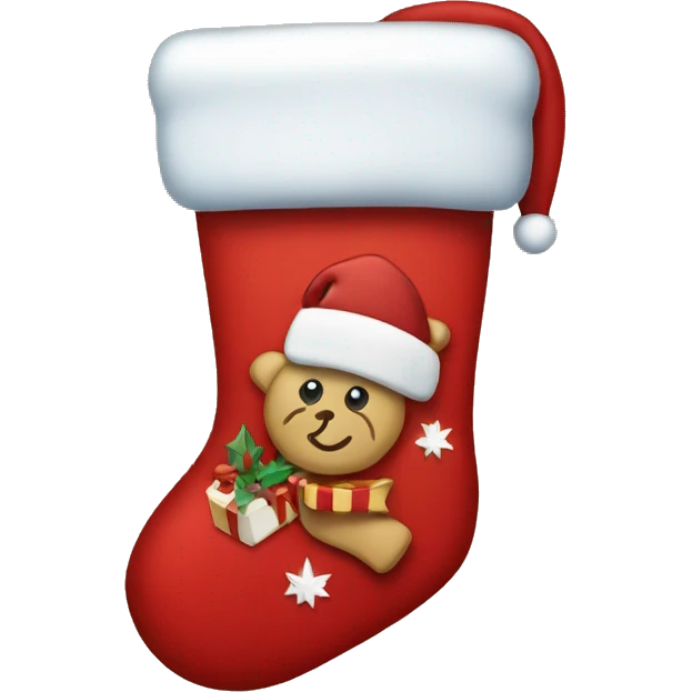 christmas stocking emoji