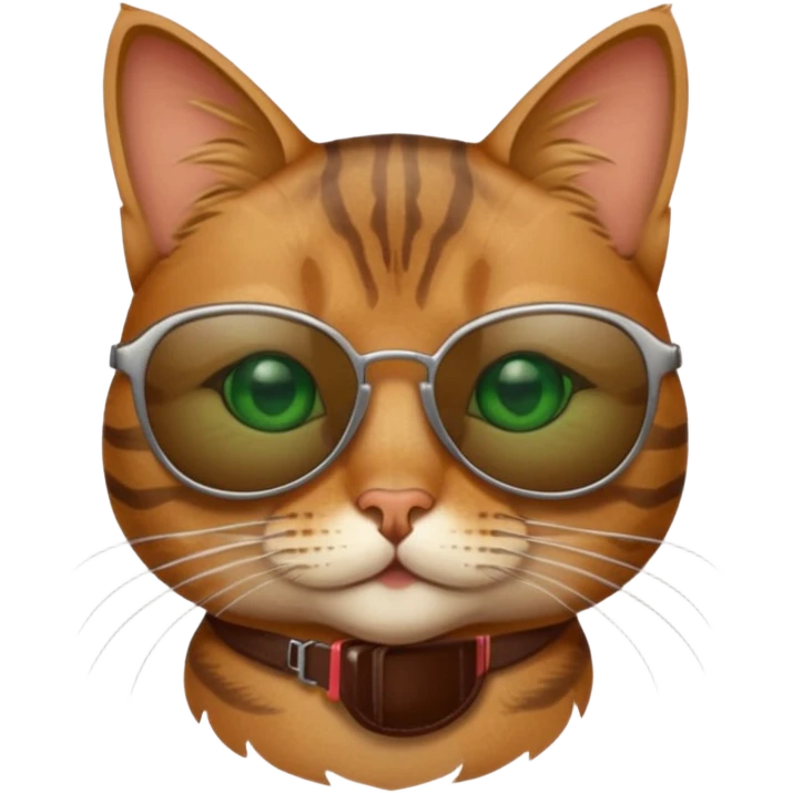 Cat wearing sunglasses emoji