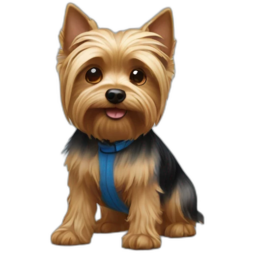 one dwarf yorshire terrier emoji