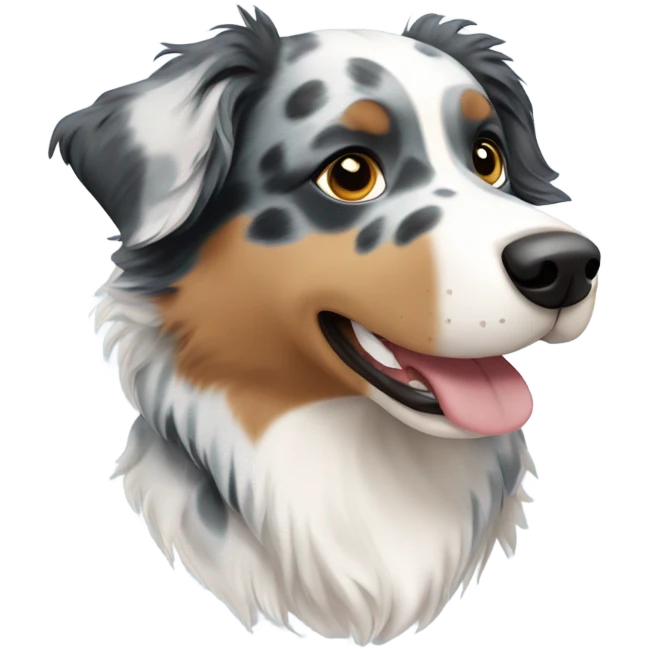 Australian shepherd blue Merle  emoji