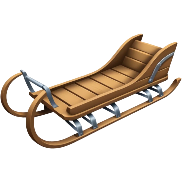 winter sled emoji
