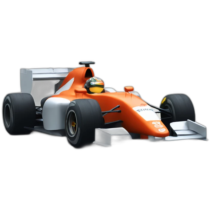 Formula 1 car emoji