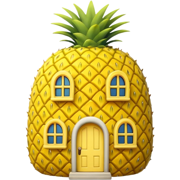 spongebob pineapple house emoji