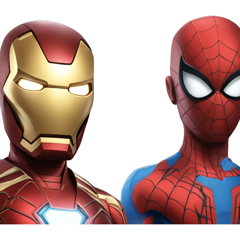 Iron man and spider man emoji