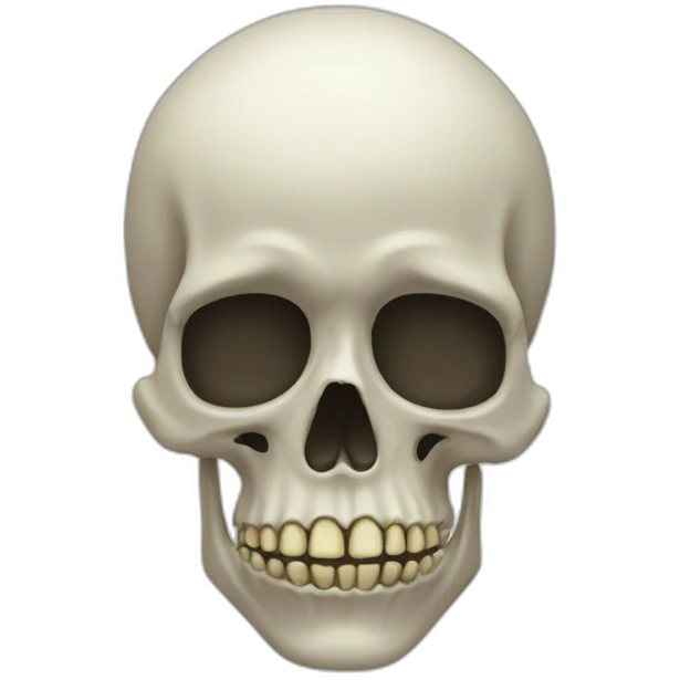 Tête de mort emoji