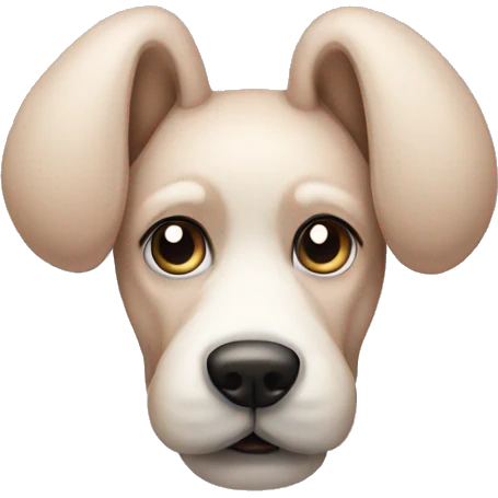 Pastel balloon-dog emoji
