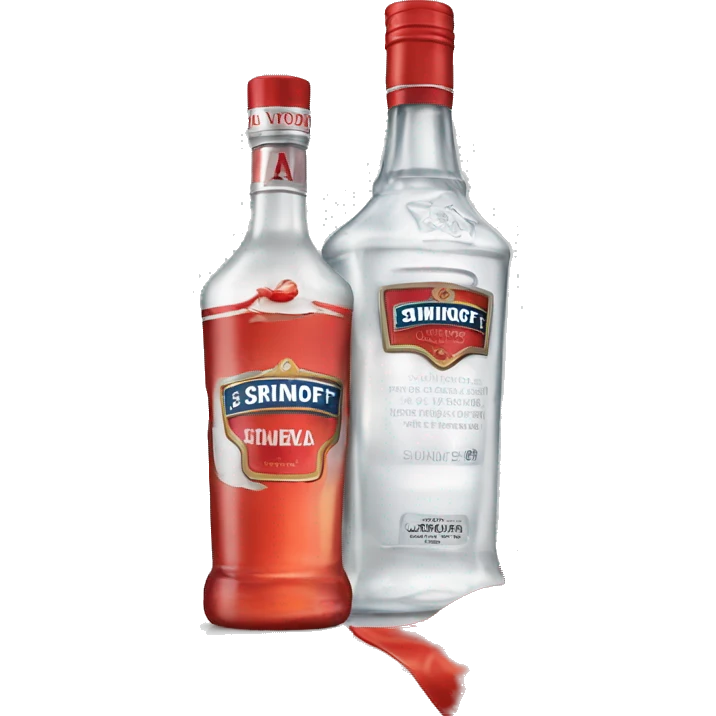 A vodka smirnoff bottle emoji
