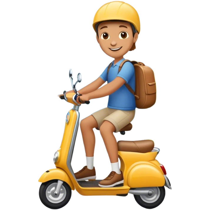 riding a scooter emoji