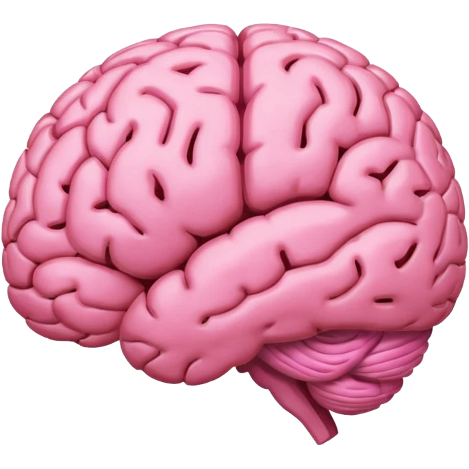 pink brain emoji