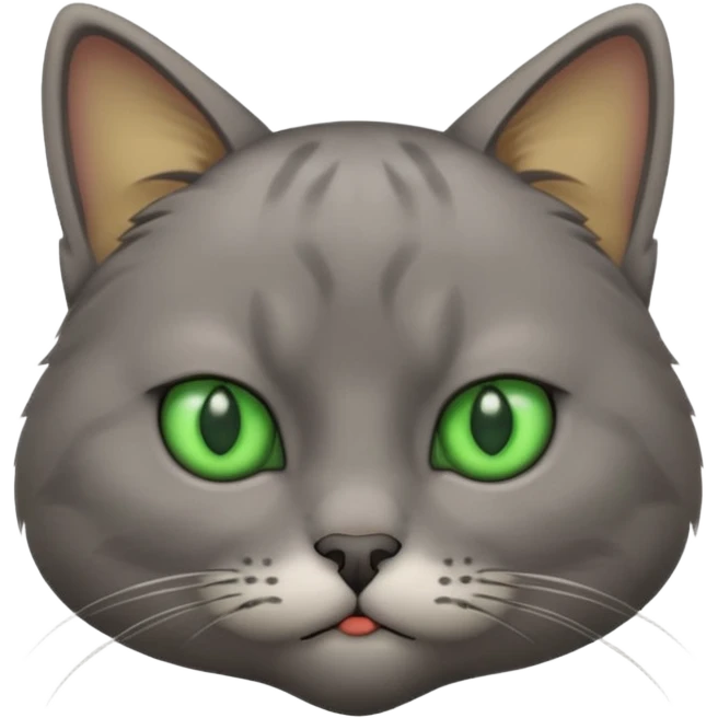 Cat looking annoyed emoji