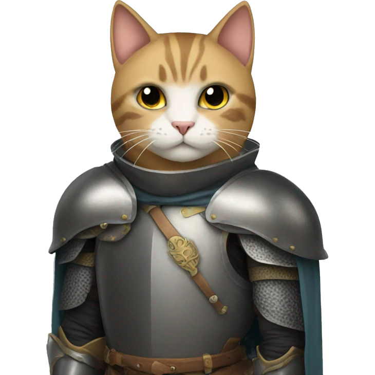 Cat knight emoji