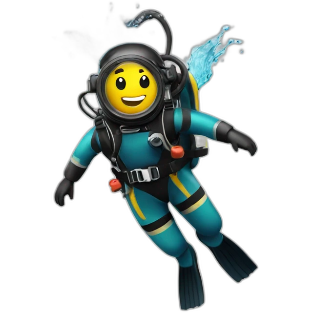 scuba diving bubbl emoji