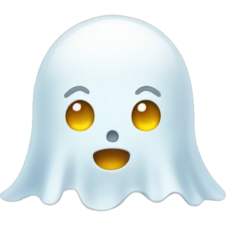cute ghost emoji