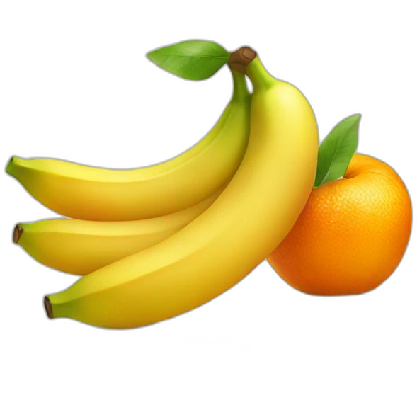 apple orange banana emoji