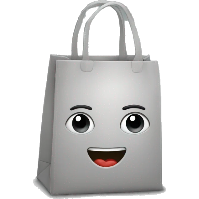 Bolsa de compras gris emoji
