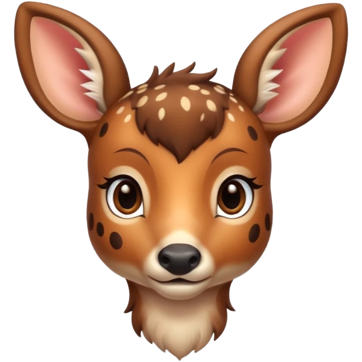 cute spotted deer emoji