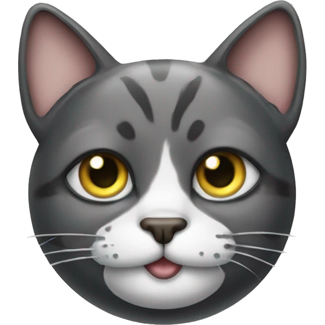 cat with earring and monocle emoji