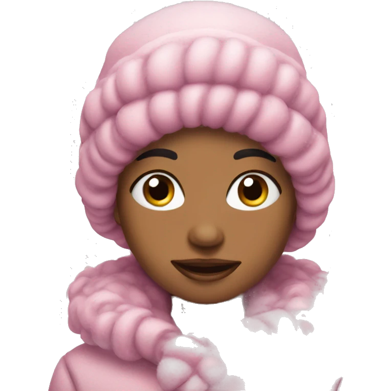 pink winter wonderland  emoji