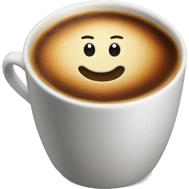 Hot coffee emoji