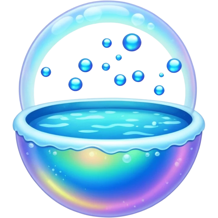 Bubble pool emoji