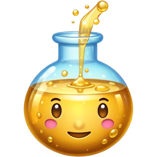 pixelated emoji of a golden potion pIXELS BLURRY emoji