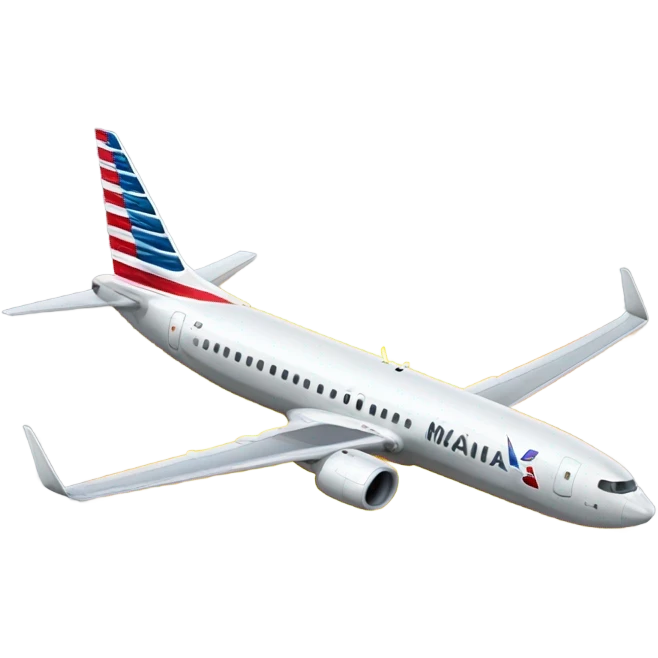 Single American Airlines 737 Max 8 emoji
