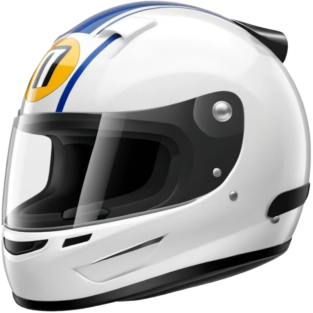 racing driver helmet emoji