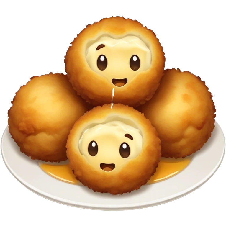 fried mashed potato balls emoji