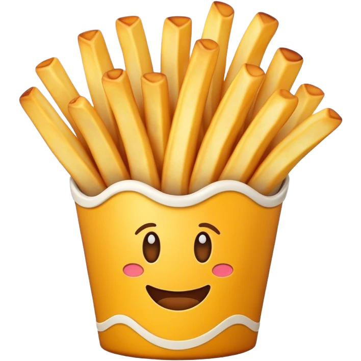 wavy fries emoji