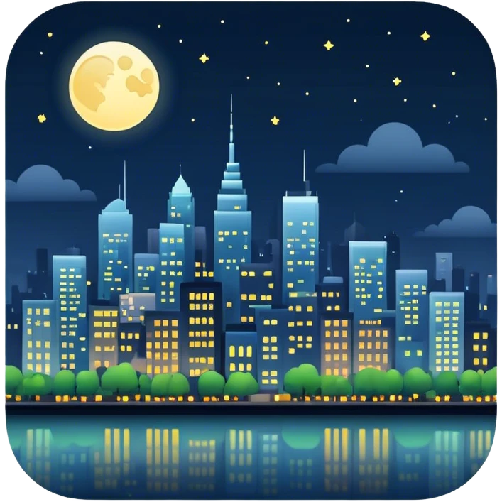 Nighttime emoji
