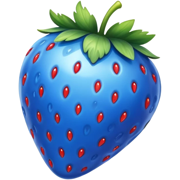 Blue Strawberry  emoji