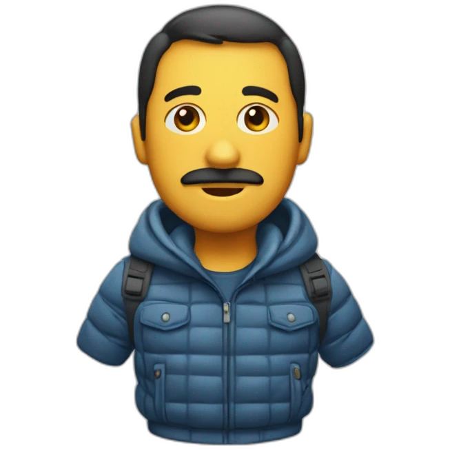 Doudoune avec épaules larges  emoji