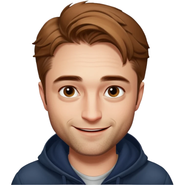Robert Pattinson smile wamrly emoji