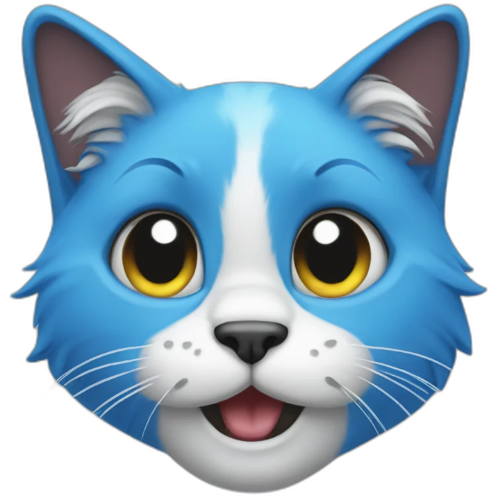 blue smurfcat emoji
