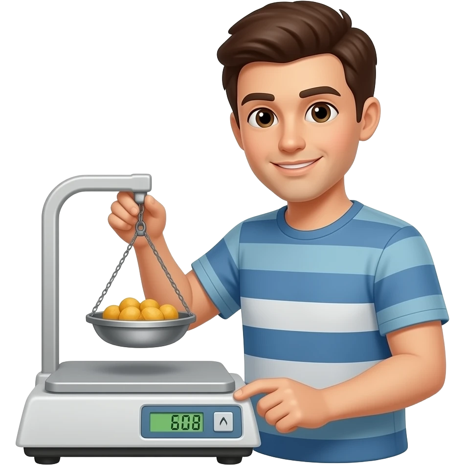 manual weighing emoji