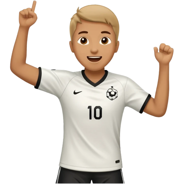 Español viendo un partido de fútbol y celebrando porque marcaron gol emoji