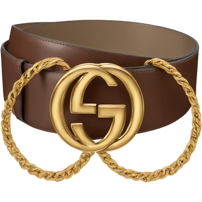Gucci belt emoji