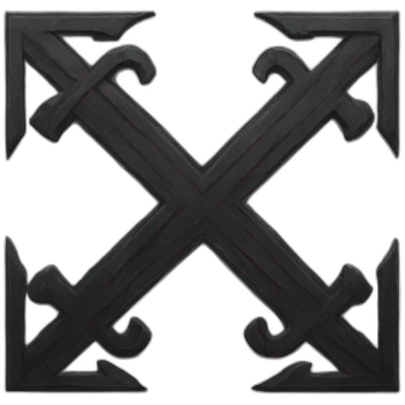 Swastika nice gothic emoji