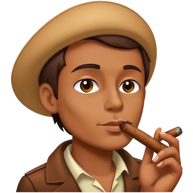smoking a cigar emoji
