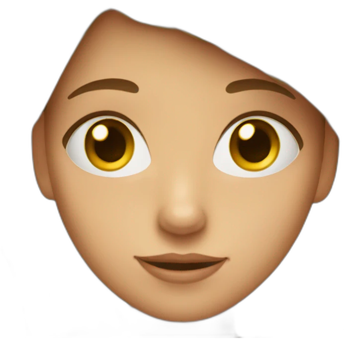 Une fille emoji