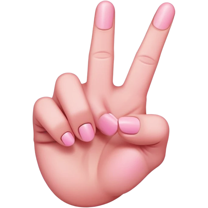 pink middle finger emoji