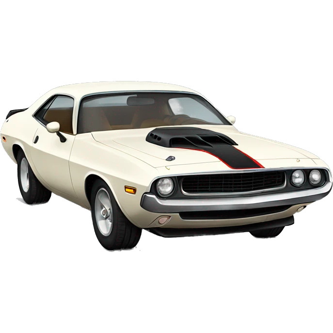 Doge challenger 1970 supercharger car  emoji