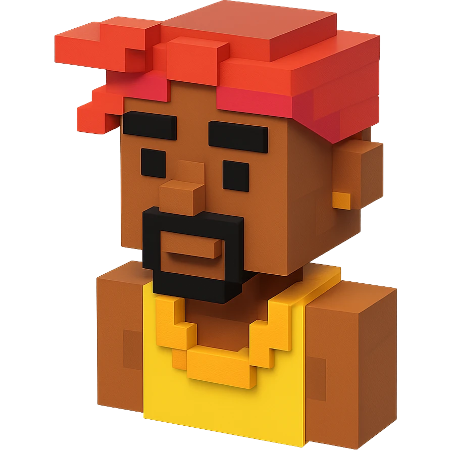 репер 2Pac, no background  emoji