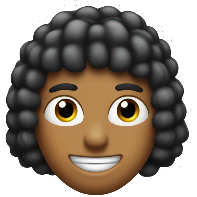 emoji de peli negra blanca linda con cachos de venado en la cabeza  emoji